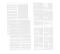 NUOBESTY 16 Fogli Regolatore Anello Invisibile Riduttore e Spaziatore Morbido in Eva Bianco Adatto per Anelli Larghi o Allentati Facile da Installare e Confortevole per Prolungato