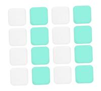 NUOBESTY 16 Pezzi Bumper Quadrati Adesivi in Silicone per Maniglie Porte e Protezione Pareti Antiurto e Ammortizzatori Acustici Riutilizzabili per Casa e Ufficio Paracolpi Silenziosi e