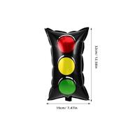 NUOBESTY 16 pezzi Palloncini Foil Semaforo Giganti per Compleanno Auto da Corsa Decorazioni Festa Trasporto con Palloncini Rosso Giallo e Verde Riutilizzabili Facili da Gonfiare