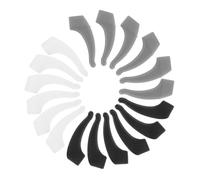 NUOBESTY 18 Paia Ganci Antiscivolo per in Silicone Flessibile Supporto Ergonomico per Orecchie Accessori per e Sole Comfort e Stabilità Durante Attività Fisica