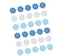 NUOBESTY 180 Pezzi Decorazioni Fai da Te a Tema Nautico in Legno Set Ornamenti Timoni e Vele Miste Accessori Decorativi per Casa e Copricapi Idee Artigianali per e Amici