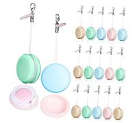 NUOBESTY 18pezzi Salviette Pulisci Schermo Per Telefono Forma Di Macaron Detergente Per Schermo Di Smartphone e Tablet Rimuove Impronte Digitali e Macchie