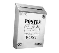 NUOBESTY 1pezzi Cassetta Delle Lettere Per Esterni Resistente e Duraturo Design Semplice e Pratico Adatto Per Casa Istituzioni Ufficiali o Aziende Facile Da Usare e Installare