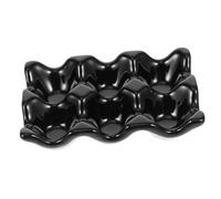 NUOBESTY 1pezzi Contenitore Per Uova in Leggera Scomparti Adatto Come Vassoiper Antipasti Per Uova Sode Per Uso Domestic Cucina Frigorifero Design Moderno Superficie Testurizzata Opaca