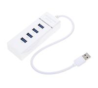 NUOBESTY 1pezzi Hub USB Porte Alimentato Funzione di Rilevamento e Protezione da Sovraccarico di Supporta Plug-and-play e Hot-plug Compatibile con Sistemi Operativi Comuni