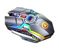 NUOBESTY 1pezzi Mouse Gioco Wireless Rgb Trasmissione Ghz Distanza Operativa Metri Design Ergonomico Batteria Integrata Ad Capacità Ricaricabile Tramite Usb