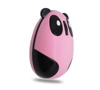 NUOBESTY 1pezzi Mouse Wireless Ricaricabile Forma di Panda per PC Controllo del Cursore Rosa Mouse Ricaricabile Tramite Porta Micro-usb Pulsanti Silenziosi per Uso Ufficio Durata Batteria