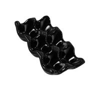 NUOBESTY 1pezzi Porta Uova in Ceramica Elegante Per Frigorifero Con Design Moderno Organizer Salvaspazio e Protettivo Per Uova Fragili Per Cucina e Conservazione Refrigerata