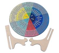 NUOBESTY 1set Ruote Delle Con Decorazione Per Scrivania Per Mentale e Educazione Dei Per Consulenti e Terapeuti