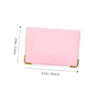 NUOBESTY 2 Pcs Id Caso Carta D'Identità Del Raccoglitore Custodia Per Carta Di Credito Custodia In Silicone Borse Da Viaggio Tasca Del Portafoglio Supporto Del Manicotto Di Credito Borsa