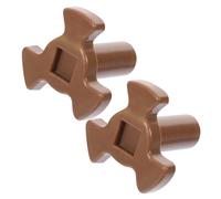 NUOBESTY 2 pezzi Accoppiatore di Ricambio per Piatto Girevole Microonde in Resistente Supporto Solido per Vassoio Rotante Accessori per Forno Microonde Sostituzione Facile e Duratura