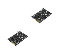 NUOBESTY 2 Pezzi Adattatore Msata Dual Convertitore per SSD Compatibile con Notebook e Desktop Driver Necessari Facile Doppio Slot