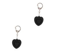 NUOBESTY 2 pezzi Allarme Personale con Luce LED Cuore Compatto e Resistente per Donne e Anziani Dispositivo Sicurezza con Portachiavi per Chiamata