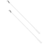 NUOBESTY 2 pezzi Bacchette Inclinabili per Tende Verticali con Manico Ergonomico Accessori Sostitutivi Trasparenti per Luce e Temperatura Senza Foratura