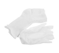 NUOBESTY 2 Pezzi Calzini Protezione UV per Pedicure e Manicure, Invisibile e Orlo Piatto, Antiabbronzatura per Piedi Professionali Eleganti