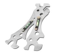 NUOBESTY 2 Pezzi Chiave esagonale addensata chiave per aeratore del rubinetto Acciaio inossidabile Argento