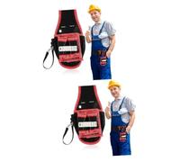 NUOBESTY 2 Pezzi Cintura Porta Resistente Borsa per Elettricista con Design Elegante e Versatile per Organizzazione Utensili per Uso e Manuale