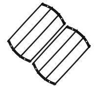 NUOBESTY 2 Pezzi Copertura per Altoparlante Auto Protezione per Subwoofer con Anello Decorativo e Supporto di Sicurezza per Audio Auto