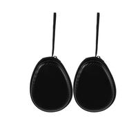 NUOBESTY 2 Pezzi Custodia Portatile per Auricolari Chiusura Sicura in Eva, Organizer per Cuffie Wireless e Neckband, per Viaggio e Uso Quotidiano