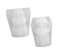 NUOBESTY 2 Pezzi Di Stampo In Silicone Fatto A Mano Stampo Riutilizzabile A Forma Di Stampi In Resina Natalizia Stampi In Resina Unici In Silicone Angeli