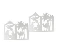 NUOBESTY 2 Pezzi Halloween Die Die-Cut Corvo E Teschio Die Cut Die Cut Natività Fustelle Taglio Natale Goffratura Die Halloween Ragnatela Carta Fustelle per La Creazione di Biglietti