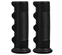 NUOBESTY 2 Pezzi Impugnatura Antiscivolo in PVC Nero 25mm per Carrelli e | Sostituzione Rapida, Presa Confortevole, Installazione Sicura, per Altri Dispositivi e Maniglie da 110mm