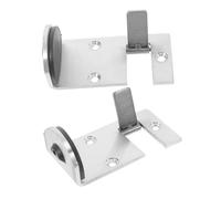 NUOBESTY 2 Pezzi Marcia Piastra di Arresto A Pavimento Fermaporta Commerciale Fermaporta Anti-Calcio in Acciaio Limitatore