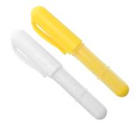 NUOBESTY 2 Pezzi Pennarello in Tessuto Marker di Cucitura da Cucire per Quilting indicatore di Tessuto cancellabile Bianco da Sarto Porta su Misura Lavabile Polvere