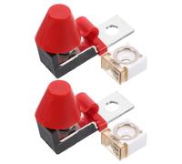 NUOBESTY 2 Pezzi Portafusibili per Batteria Elettrica, Blocco Fusibili 58v | Plastica e Lega di Zinco, Sostituzione Rapida, Resistenza alle Vibrazioni, per Rv e Utv, Sicurezza Elevata