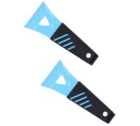 NUOBESTY 2 Pezzi Raschietto per Ghiaccio e Neve in Plastica Set 2 Pezzi, Pala Leggera per Rimozione Gelo Auto, Resistente a Basse Temperature, Accessorio per