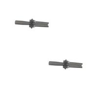 NUOBESTY 2 Pezzi spaccapietre strumento di rimozione cunei attrezzo mano cuneo distanziatori splitter di cemento strumento di scissione utensile manuale spaccalegna ferro da stiro Nero