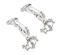 NUOBESTY 2 Pezzi Spilla da Bavero Antica in Lega Argento Statua Greca della Vittoria, Accessorio Versatile e Resistente per Eventi Formali e Matrimoni