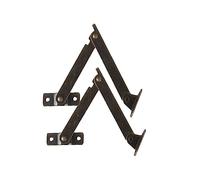 NUOBESTY 2 Pezzi Supporto Angolare con Cerniera Antica Bronzo Verde Staffa Tripode Robusta per Scatole e Baule Cerniere Vintage Facili da Installare e Ufficio