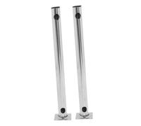 NUOBESTY 2 Pezzi Supporto Staffa Montaggio Antenna in Inossidabile per Braccio Ponte Wifi e Telecamera Esterno Compatibile con Sistemi Infrarosso Resistente e Facile Installare per Scuole e
