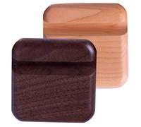 NUOBESTY 2 Pezzi Telefonico Legno Telefono Scrivania Portatile Design Elegantper Smartphone e Tablet Stabilper Guardare Film e Leggere Messaggi