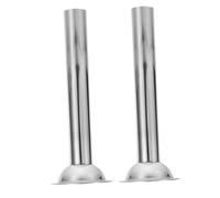 NUOBESTY 2 pezzi Tubi in Acciaio Inossidabile per Insaccatrice Salsiccia Imbuto Riempimento Tritacarne con Interno Liscio Accessori Cucina Lavabili in Lavastoviglie per Macchina Salsicce