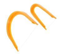 NUOBESTY 2 Pezzi Utensili per Ceramica a Mano 2 Pezzi con Tronchese a Filo D’Acciaio a Forma di U con Impugnatura Plastica Ergonomica, Tagliatrice di Argilla per Artisti e Scultori,