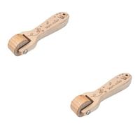NUOBESTY 2 Pz di Stoffa Kit di Vernice di Cucitura Ruota Rotante di Strass Taglia Tessuti Strumento per Cuciture Trapuntate Taglierina Rotativa Trapuntatura di Legno