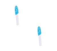 NUOBESTY 2 Pz Penna di Carta Attrezzo Modello di Strumento Arredamento Meccanismo Giocattoli di Colla Morbida Decorazione a Colori retrò Bigodino Enorme Clarinetto Modello Filo Kit ABS Blue