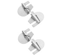 NUOBESTY 2 Set Arricciabordi per Macchine da Cucire Righello per Cucire Kit Tintura Cravatta Arricciacapelli Set Handmade Piccolo Raccoglitore per Aggraffatrici Piedino per Orlo 2 Pezzi * 2