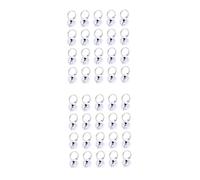 NUOBESTY 2 Set Campana di Rame Aperta Campana Ciondolo Natalizio Luci A Festone Campana di Natale Fai da Te Jingle Bells alla Rinfusa Campane di Natale Tintinnio Silver 20 Pezzi * 2