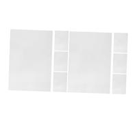 NUOBESTY 2 Set Carta Termoretraibile Calore per Tubi Termoretraibili Distributore di Nastro Termico Saldare Avvolgitore Pellicola Luminosa Film Termoretraibile Vuoto Bops Bianca 4 Pezzi * 2