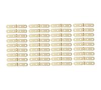 NUOBESTY 2 Set Cerniera Portagioie Scatole Di Gioielli Mini Cerniere Minicerniera Piccola Cerniera Cerniere in Miniatura Piccole Minuscole Ferro Da Stiro D'oro 30 Pezzi*2