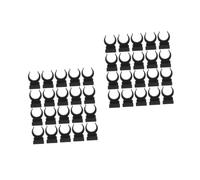 NUOBESTY 2 Set Clip Fissaggio Per Zoccolo Regolabili Per Supporti E Piedi Armadi Per Cucine E Bagni 20 Pezzi*2