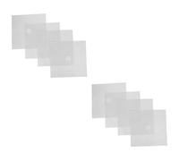 NUOBESTY 2 Set Copertura Della Protezione Della Della Stufa Gocciolamento Del Gas Coperture Per Bruciatori A Gas Utensili Da Cucina Coprispartifiamma Resistenti Al Calore 4 Pezzi*2
