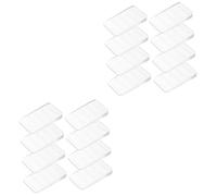 NUOBESTY 2 Set Cunei Livellatori Regolabili Trasparente Per Stabilizzazione E Livellamento Librerie E Letti 8 Pezzi*2