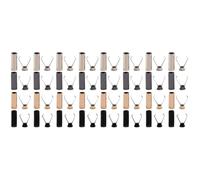NUOBESTY 2 Set di Fermacorda Multiuso Essenziali Riutilizzabili E Resistenti per Cordini per Abbigliamento E Scarpe 40 Pezzi*2