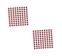 NUOBESTY 2 Set Frutta Rossa Natalizia Decorazioni Mini Natale Decorazioni Natalizie Impostore Mini Frutta Finta Artificiale Glitter Frutta Artificiale Realistica Rosso Schiuma 100 Pezzi * 2