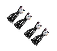 NUOBESTY 2 Set Giocattoli per Feste di Halloween Centrotavola Halloween Decorazione Halloween Parrucca per Cani Animale Domestico Scheletro di Cane Statua del Cane di Halloween 2 Pezzi*2