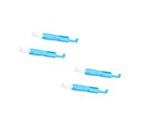NUOBESTY 2 Set Infila Ago Automatico Filettatura Filo Pulsante Ciclo Continuo Mano Kit Attrezzo Macchina Mini Aghi Ditali Filettatrici Cucito Infila Ago Punto Plastica Sky-Blue 2 Pezzi * 2